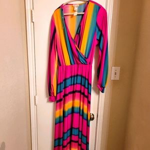 Multi Color Maxi Dress